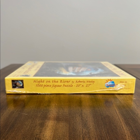 SunsOut Night on the River Art of Roberta Wesley Jigsaw Puzzle - 1000 Pieces NIB - Picture 3 of 6